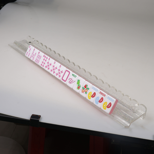 UV logo <b>Printing</b> <b>Rack</b> Set for Mahjong Brand Special Glitter Transparent Acrylic <b>Rack</b> Set and Magnetic Pusher - Product Image 4