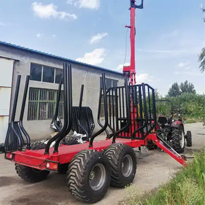 Hydraulischer ATV Forstanhänger mit Kran, Greifer und Funkseilwinde für die Forstwirtschaft - Product Image 5