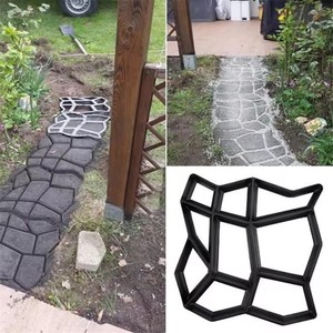 Moule de pavage DIY pour allées, pavés, briques, pierres, en béton et ciment, réutilisable pour jardin et patio - Product Image 1