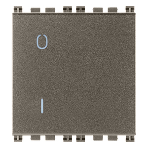 Wall <b>Switch</b> 2P 16AX Metal 5.3cm Height 5.1cm Length 4.3cm Width - Product Image 1
