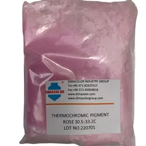 Tersinir termokromik PIGMENT gül 30-33C etkisi PIGMENT