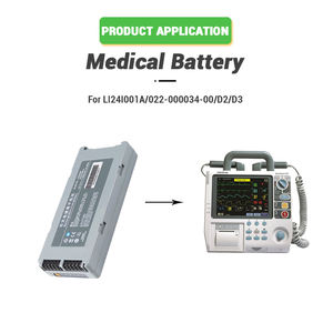 Baterai Lithium Ion Medis Pengganti Rechargeable Li-ion 14.8V 6600mAh 5200mAh LI24I004A untuk <span class=keywords><strong>Mindray</strong></span> LI34I001A D5 D6 - Product Image 3