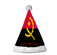 Chapeaux de Noël à la mode avec drapeau algérien, confortables et en peluche, pour adultes, pour les fêtes de Noël et du Nouvel An