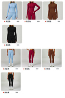 Ensemble de vêtements de sport pour femmes Gym Yoga Wear Bra Short Yoga Outfit Workout Seamless Running Gym Fitness Sports Jacket Yoga Set Gym Wear
