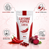 240 gélules de piment de Cayenne et de pépins de raisin, soutien antioxydant naturel de qualité supérieure, compléments alimentaires à base de plantes pour adultes