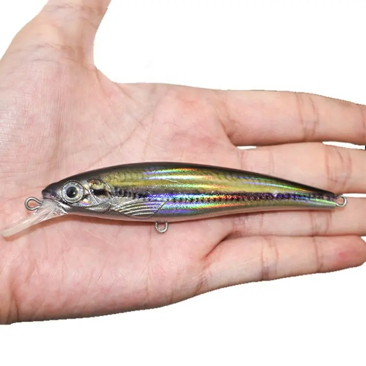 Outdoor fishing tackle abs hard plastic black minnow wholesale exquisite topwater fishing lures minnow
