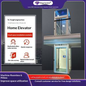 Ascensor Doméstico de Dos Pisos, Pequeño, Interior, Sin Fosa, para Villa, Ático, Plataforma Elevadora Hidráulica Interior - Product Image 5