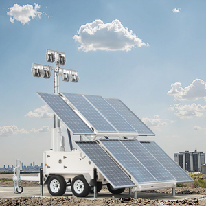Nueva Torre de Luz Solar para Exteriores con Controlador MPPT, Batería de Iones de Litio, Paneles de Silicio Policristalino, Nivel de Seguridad Móvil Alto - Product Image 4