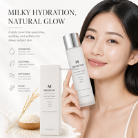 Soins de la peau coréens OEM, niacinamide, panthenol, eau de riz, tonique hydratant naturel au lait de riz pour le visage, peaux sujettes à l'acné
