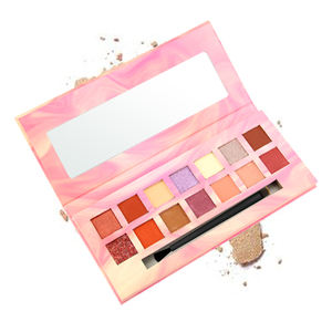 कोई लोगो 14 रंग मेकअप निविड़ अंधकार त्वचा पेस्ट समय तक चलने आँख छाया पकवान - Product Image 5