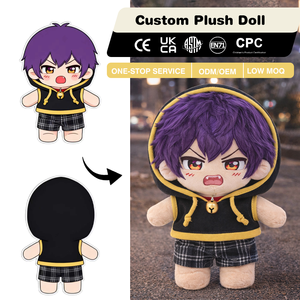 Fabricante de Animales de Peluche Personalizados de 10cm y 20cm, Diseño del Fabricante, Juguetes de Peluche Personalizados con Relleno de PP, Muñecos de Peluche Personalizados - Product Image 1
