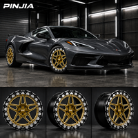 Jantes de drag racing PJ Beadlock polies 15x3 15x8 17x4.5 15x10 15x12 pour Corvette C8 Chevrolet S10 Drag Truck Chevelle