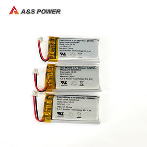 UL2054 CB KC 552035 Lipo batería 3,7 V 350mah batería recargable de la batería de polímero de iones de litio para ropa de abrigo - Product Image 4