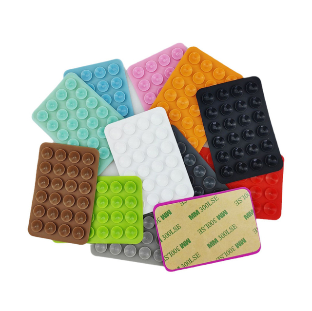 Self Adhesive Silicone Suction Cup Sticky Mount Phone Holder for iPhone and Android Secure Mobile Phone Holder