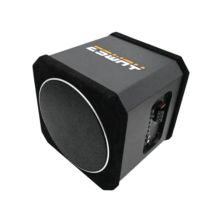 Amplificatore per auto di alta qualità classe D Amp 150W amplificatore per altoparlanti attivi tubo basso scatola Subwoofer da 8 pollici con forma di dadi