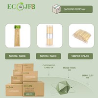Brochettes de barbecue jetables en bambou naturel de 10 pouces, écologiques, avec emballage personnalisé et marque privée OEM