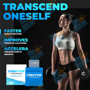 SUNI OEM ODM Private Label creatina monoidrato sport integratore muscolare supporto Pre allenamento Halal creatina pellicola per dissoluzione orale - Product Image 5