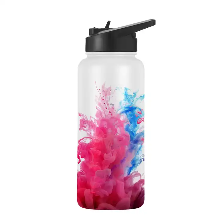 32 oz Insulated Water Bottle Sleeve Flower