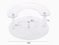 Exhibidores Giratorios con Bloqueo para Gafas y Lentes de Sol, Ecológicos, de ABS Blanco, para Tiendas Minoristas