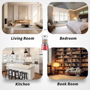 Calentador Infrarrojo de Cerámica, Calefacción de 360°, Uso Doméstico, Eficiente Energéticamente, Protección Contra Volcaduras, Calentador Portátil de 1000W-2000W - Product Image 4