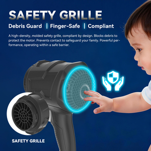 Soprador de Folhas Elétrico Sem Fio com Bateria de Lítio DIY para Lavagem de Carros e Remoção de Neve ao Ar Livre - Product Image 2