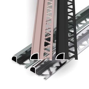 Modern Design 2.5m Flexible Aluminum Edge Trim 3mm Bright Silver Waterproof Durable Decorative Profile Metal <b>Tile</b> <b>Accessories</b> - Product Image 3