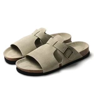 Chaussures décontractées en liège tendance pour hommes et femmes, antidérapantes et confortables, style plage et marche - Product Image 1