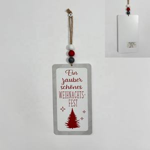 Letrero Metálico Colgante Vintage de Navidad con la Frase 'Baby It's Cold Outside', Impresión UV, Regalo Decorativo de Navidad - Product Image 5