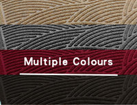 Tapis de porte personnalisé de qualité supérieure avec logo en relief 3D, réversible, imperméable, résistant aux taches, antidérapant, 100% polyester