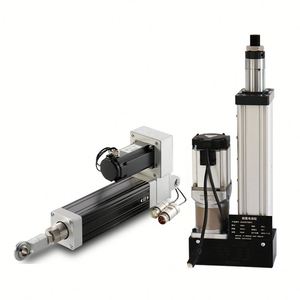 Actuador eléctrico de 12V, elevador electromagnético lineal de acero con estructura de cilindro giratorio para prensas y electrónica - Product Image 6