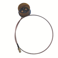 Ligero de alta precisión Quadrifilar Helix GPS GNSS UAV Antena SMA Conector BDS GLONASS Soporte para MAPEO SÍSMICO