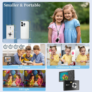 <span class=keywords><strong>กล้อง</strong></span>ดิจิตอลบางเฉียบ 4K พกพาสะดวก โฟกัสอัตโนมัติ CMOS รองรับการ์ด TF ราคาประหยัด ถ่ายภาพและวิดีโอ <span class=keywords><strong>กล้อง</strong></span>คอมแพ็คแบบพกพา - Product Image 6