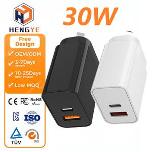 यूनिवर्सल यूएसबी टाइप सी सी डी पावर एडाप्टर ऑस्ट्रेलियाई दीवार प्लग पीडी फास्ट चार्जिंग यूएसबी-सी और यूएसबी-सी और यूएसबी-एक पोर्ट 20w/30w गन फास्ट चार्जर - Product Image 1