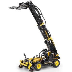 Mold King 19009 Bloques Compatibles con Coche, Montacargas Telescópico, Kits de Construcción Técnica, Juguetes de Modelismo para Regalos de Navidad para Niños - Product Image 1