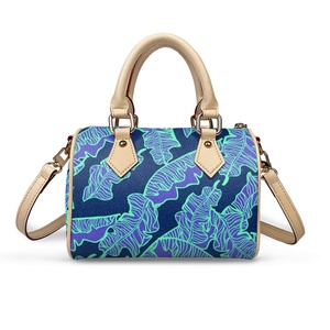 Ventes directes d'usine personnalisé Aloha hawaïen feuille de bananier impression exquise mode femmes Portable oreiller sac impression sur demande - Product Image 1