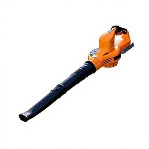 Souffleur à feuilles électrique sans fil 1000 CFM avec 2 batteries 2,5 Ah, design léger, contrôle variable à 2 vitesses, pour jardins, parcs - Product Image 6