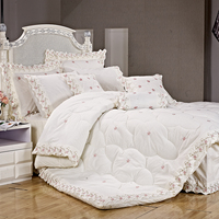 KOSMOS de Polycotton bordado rey de edredón