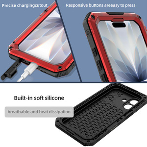 Custodia Protettiva Impermeabile IP68 in Metallo Antiurto Antipolvere Subacquea a Tripla Protezione per <span class=keywords><strong>iPhone</strong></span> 17 <span class=keywords><strong>Pro</strong></span> <span class=keywords><strong>Max</strong></span> - Product Image 6