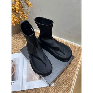 XINZI RAIN-Sandalias de gladiador con suela gruesa <span class=keywords><strong>para</strong></span> <span class=keywords><strong>mujer</strong></span>, <span class=keywords><strong>Chanclas</strong></span> de playa, de material transpirable con aumento de altura - Product Image 4