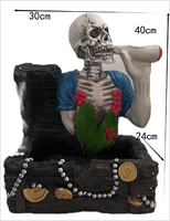 Cendrier en résine personnalisé extra large BOB, style européen et américain, pour briquets et accessoires