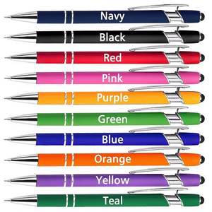 Bolígrafo Metálico con Punta de Bola, Colores Variados, Bolígrafos con Logotipo Personalizado al por Mayor, Bolígrafos de Tinta Negra para Regalos Promocionales Empresariales - Product Image 1