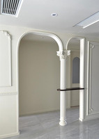 Colonnes de construction intérieures et extérieures de style moderne, élégantes piliers creux pour la maison, modèles pour application en hall