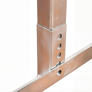 Barrière de <span class=keywords><strong>chantier</strong></span> autoportante multi-panneaux réfléchissante de 48 pouces, signalisation de signalisation routière en métal durable pour la sécurité routière - Product Image 6