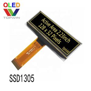 Topwin แผงจอแสดงผล OLED 24พินความละเอียด128x32ขนาด<span class=keywords><strong>2</strong></span>.23นิ้วพร้อม ssd1305อินเตอร์เฟซแบบขนาน SPI I2C - Product Image 5