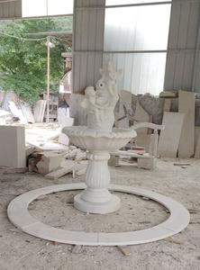 Garden Large White Marble Stone Baby Angel Children <strong>Cherub</strong> Flowing Water <strong>Fountain</strong> With Statues of Angel for Outdoor - Product Image 2