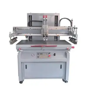 Semi Auto Flat Item Flatbed Silk Screen Printing Machine for Plastic School Ruler