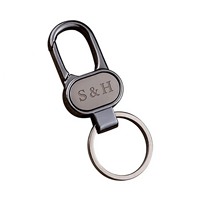 Porte-clés en métal 3D personnalisé, porte-clés en alliage, pendentif avec logo personnalisé, cadeau pour les événements professionnels, accessoires pour voiture et sac à dos