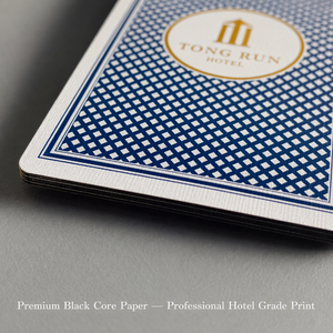 Carte da Gioco Personalizzate per Hotel, Ecologiche, Portatili, in Carta Artistica, Mazzo di Poker Tong Run, Scatola in Carta OEM per Famiglia - Product Image 2