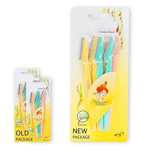 Rasoir à sourcils en métal de qualité supérieure biodégradable Dermaplaning Rasoir pour femmes - Product Image 5