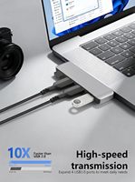 Hub USB 3.0 4 ports Premium LINKFIND |   Conception sans câble, plug-and-play pour ordinateurs portables, ordinateurs de bureau et la plupart des appareils compatibles USB (Stock ABS)